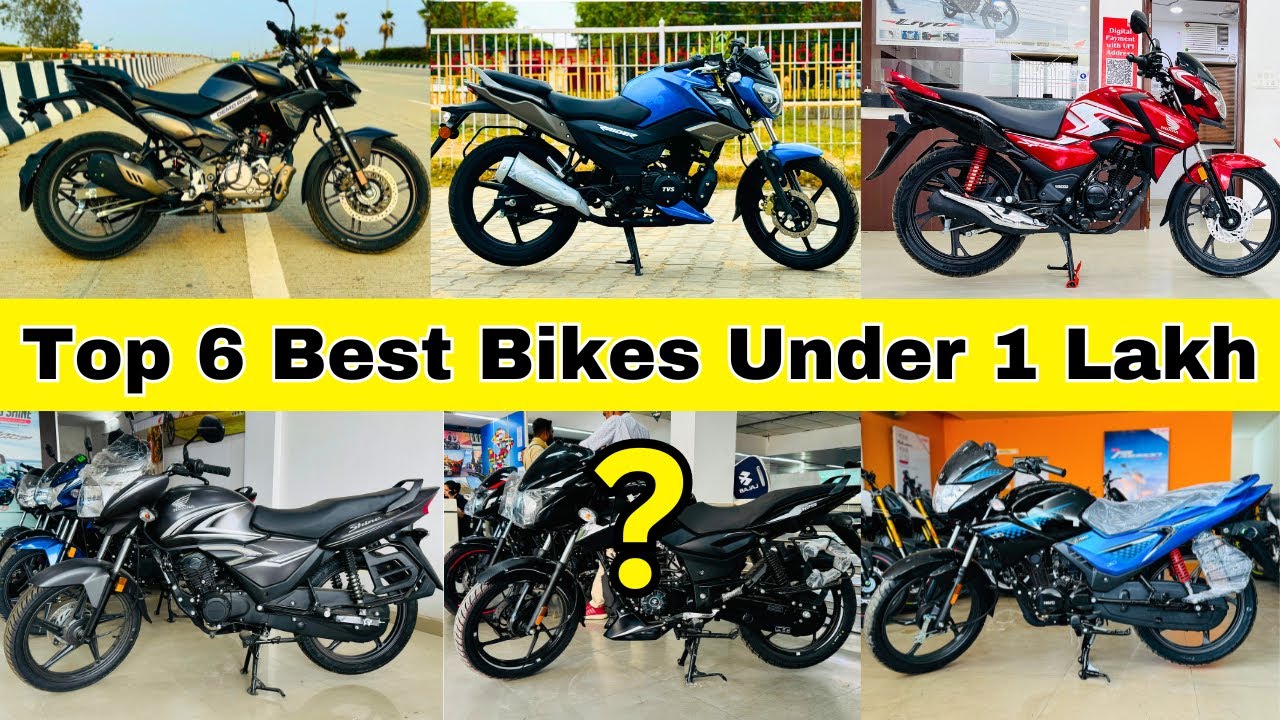 2024 Top 6 Best Bike Under 1 Lakh🔥On Road Price in India😍Honest Opinion ...