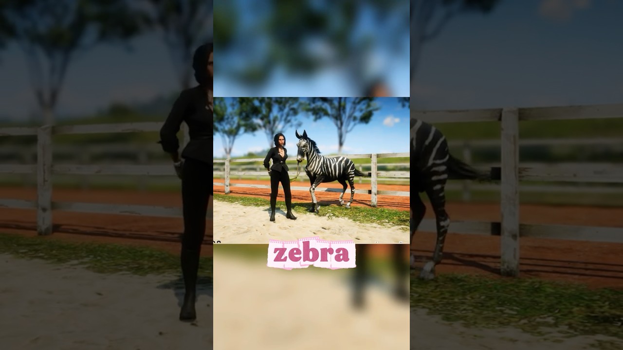 RARE ZEBRAS ON RDR2 | Red Dead Redemption 2