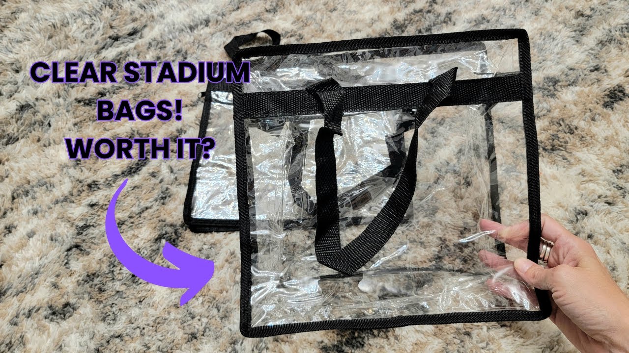 Juvale 2 Pack Clear Stadium Approved Bags with Zippers - My Review