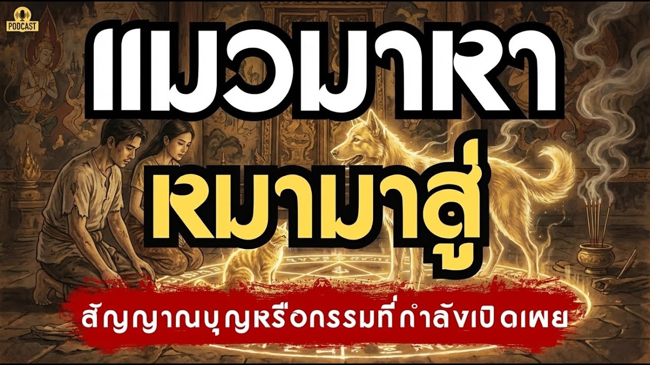 แมวมาหา…หมามาสู่ สัญญาณบุญหรือกรรมที่กำลังเปิดเผย | เรื่องล่าชาติสุดท้าย