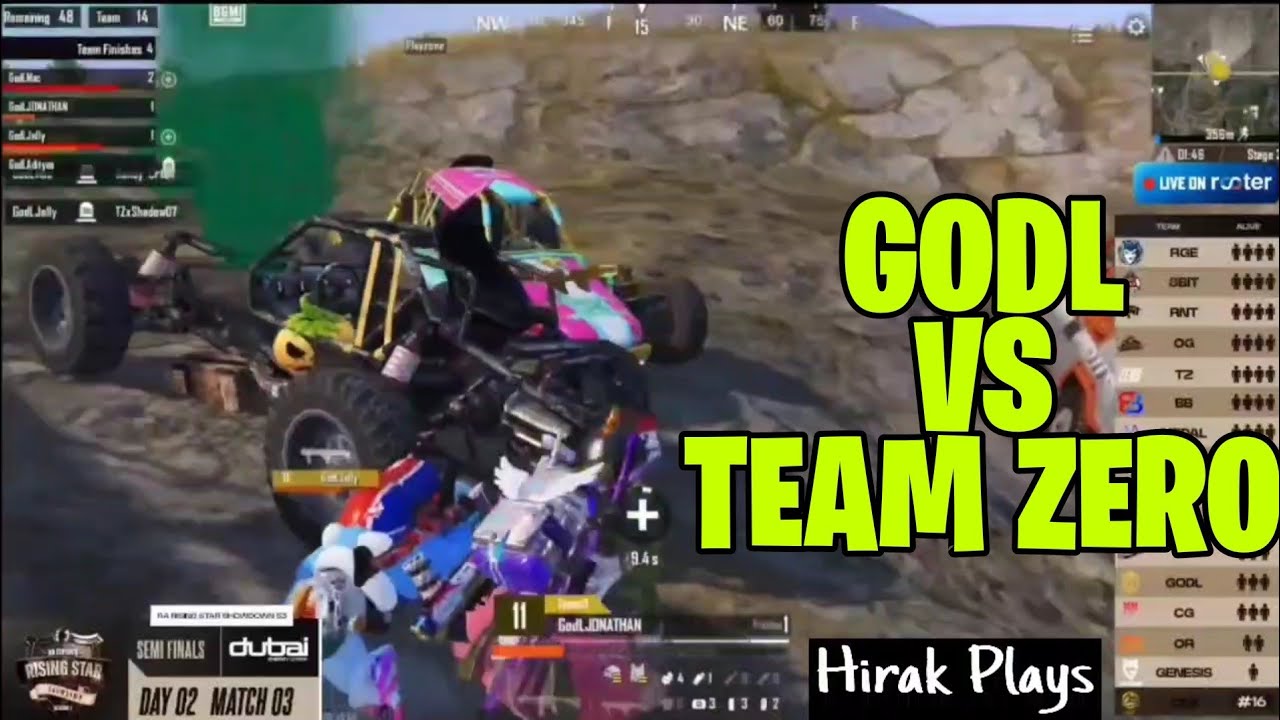 Godlike vs Team Zero 4v4 fight | ShadowOG 1v3 TeamXspark