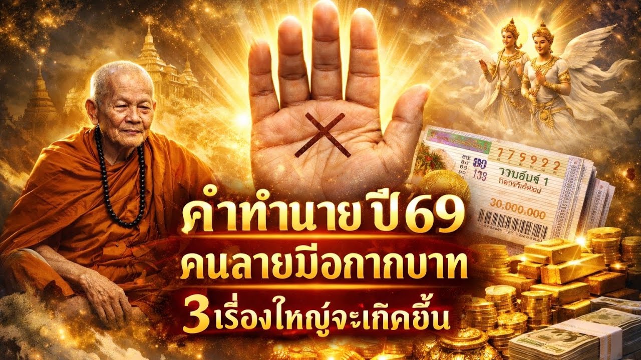 คำทำนายปี69 คนลายมือกากบาท จะมี 3 เรื่องใหญ่เกิดขึ้น