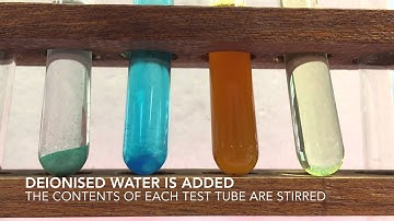 Differentiating Between Salts III
