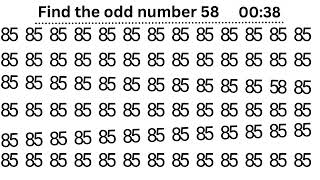 Only Geniuses Find the 58 Fast!