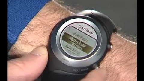 Garmin Forerunner 405 - Before Your First Run
