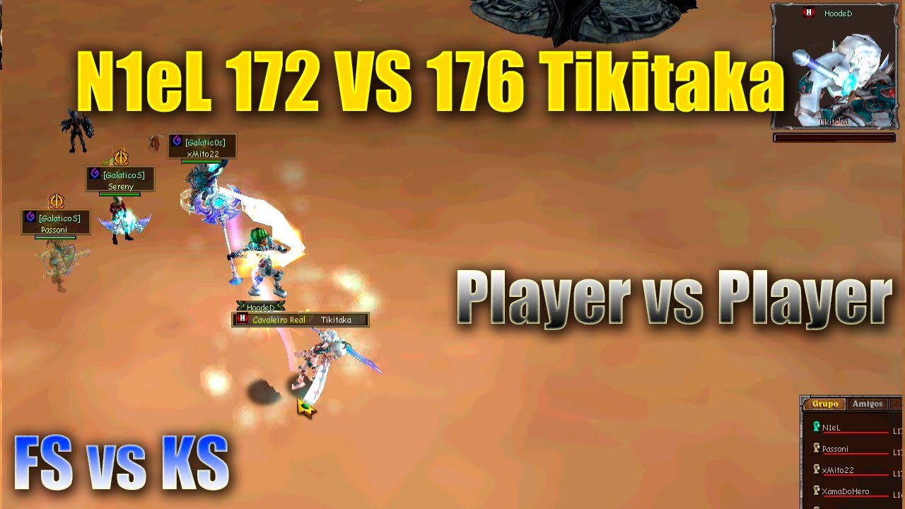 Priston Tale - N1eL LUTADOR 172  VS Tikitaka  CAVALEIRO REAL 176 - PVP - 2022