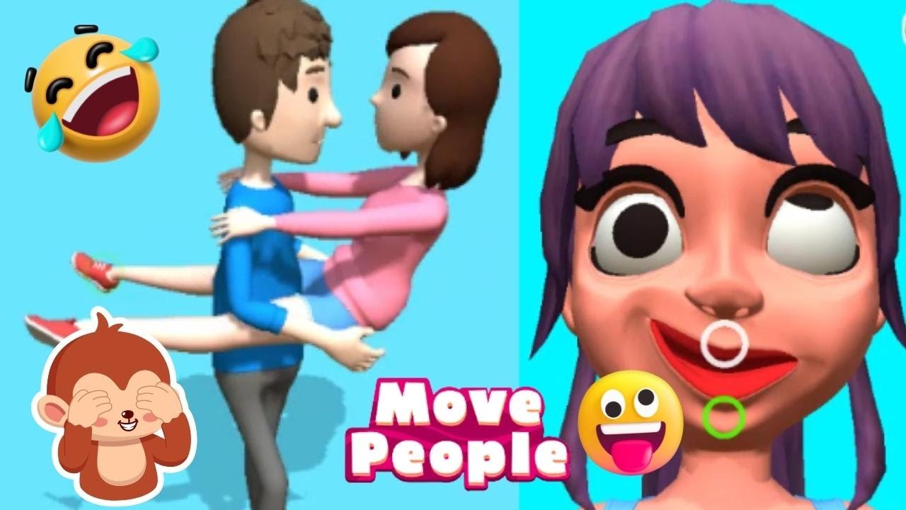 MOVE PEOPLE WALKTHROUGH GAMEPLAY | FUNNY GAME  | LOVE STORY PART 9 😍
