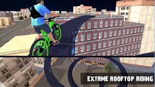 Rooftop BMX Bicycle Stunts Android Gameplay HD screenshot 5