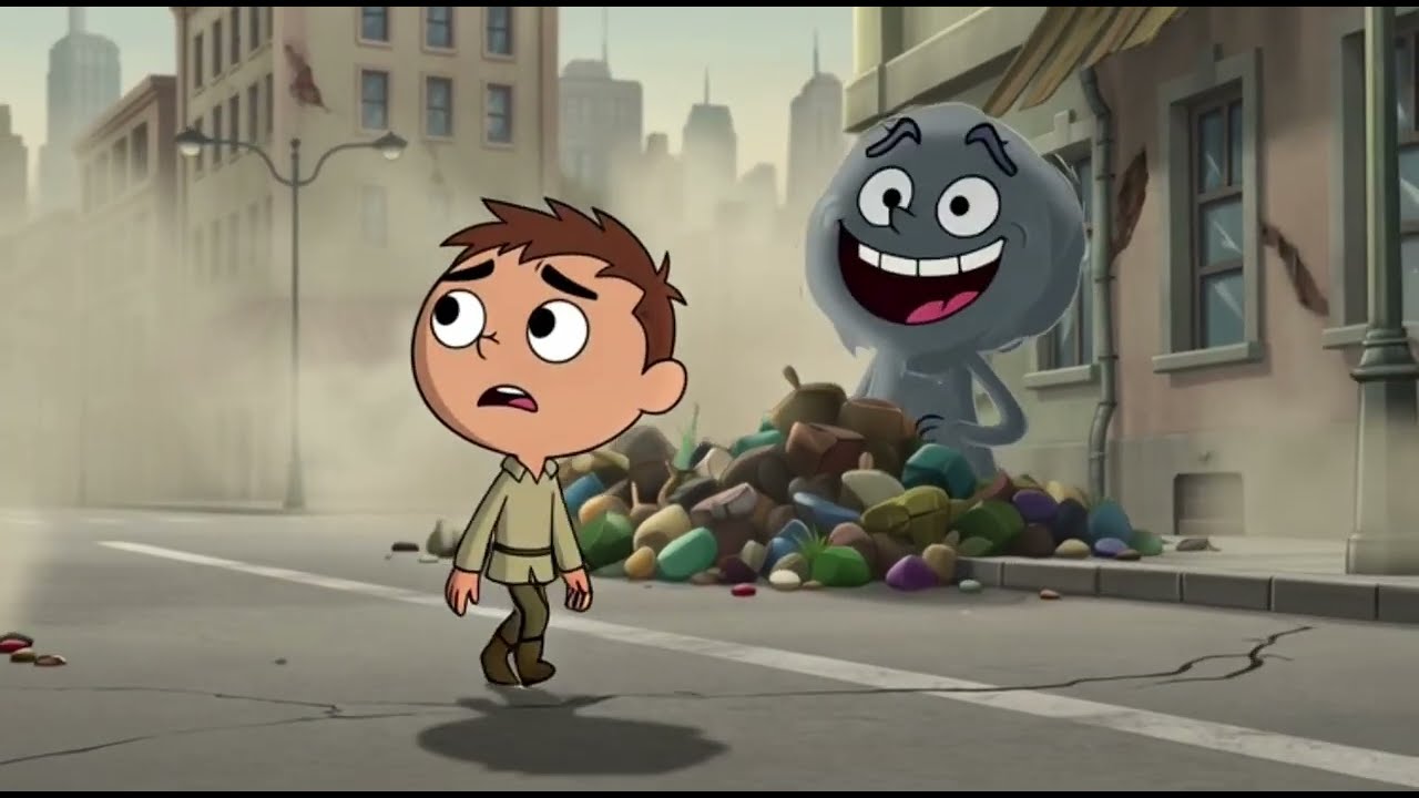 👉 One Small Hero Changed a Polluted City 🌍 | Emotional Cartoon Climate Story