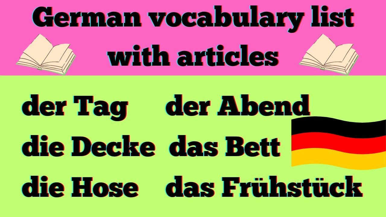 50 Must-Know German Words for Beginners 🇩🇪 | Learn German Fast!" learn ...