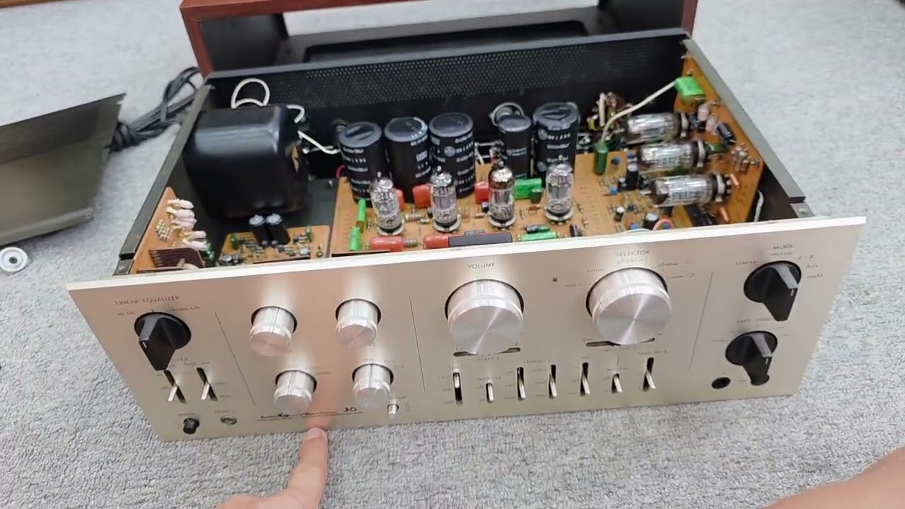 Amply SANSUI G 6000 Ebay mới đẹp Nghe Hay Ngắm Đẹp và Pre Đèn LUXMAN CL 30 Chữ Kí