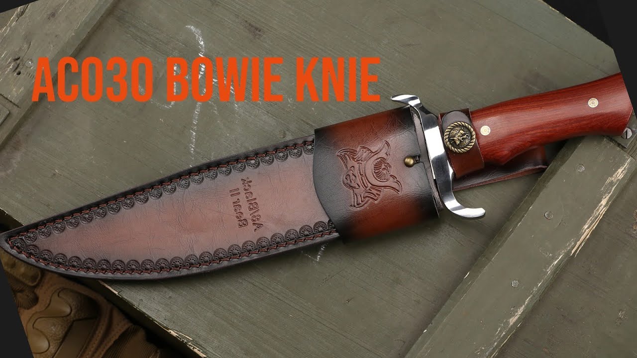 AC030 Long Blade Bowie hunting knife Appearance Showcase
