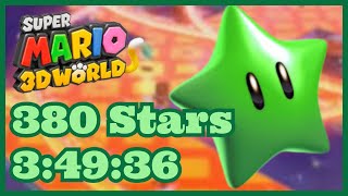Super Mario 3D World (Switch 2) 380 Star Speedrun in 3:49:36