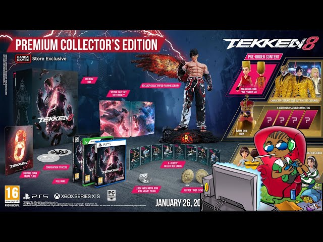 Revelada a Tekken 8 Premium Collector's Edition de 269 euros