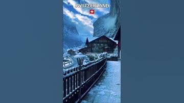 Switzerland in Winter: Every breath feels like a fresh start. ❄️🏔️💎 #WinterMagic #Nature’sCanvas