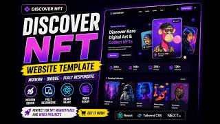 💻 NFT Marketplace UI Template | Web3 Ready Design