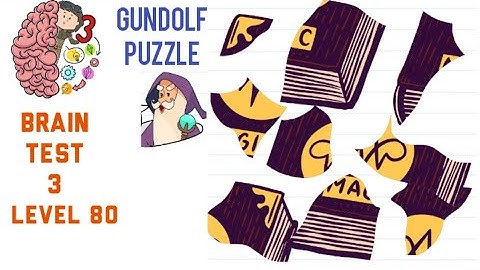 Brain Test 3 Level 80 Gundolf Puzzle Walkthrough