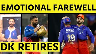 THANK YOU DK: EMOTIONAL FAREWELL TO DK BY VK & RCB. TEST OPENER TO NIDAHAS TO FINISHER, BEST OF DK