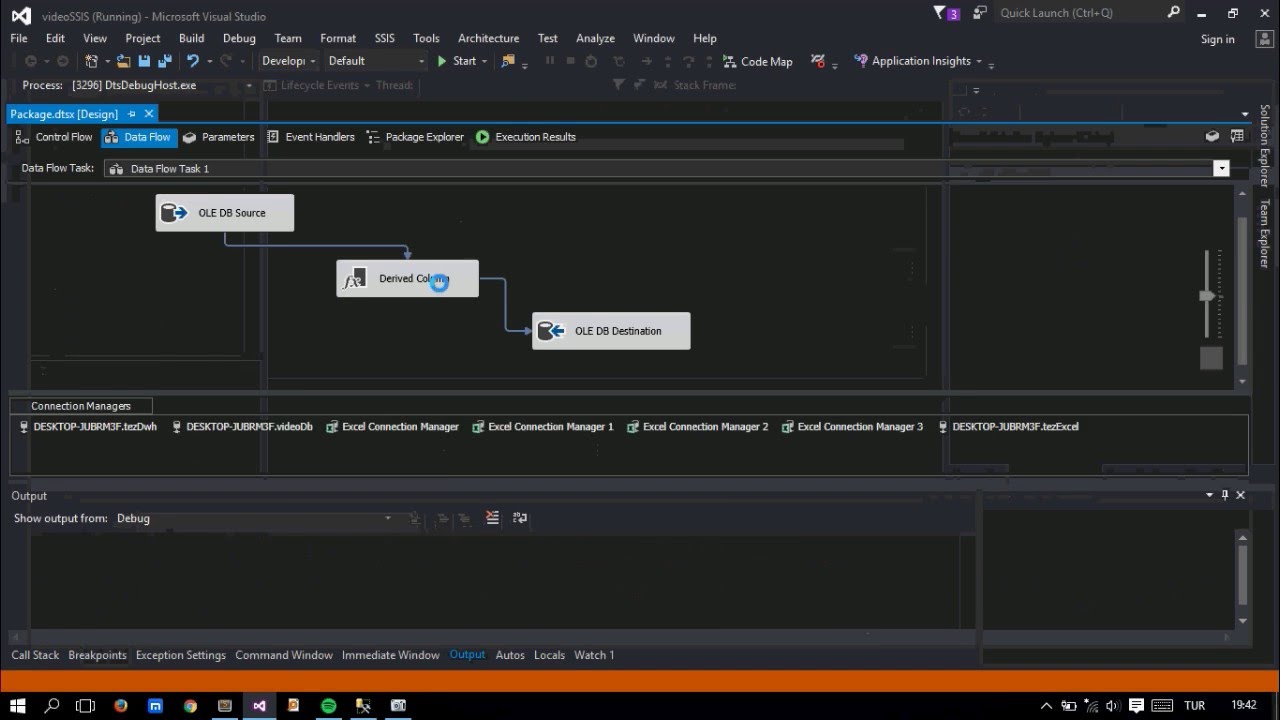 SSIS - Derived Column Kullanımı 2 - YouTube