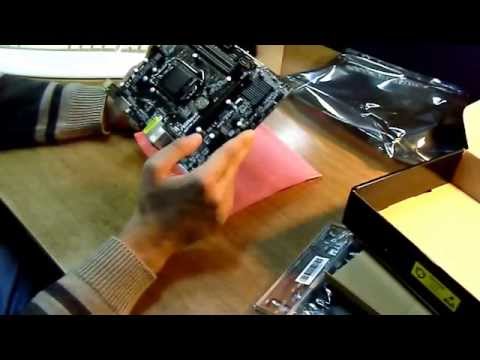 Unpack бюджетной материнской платы ASRock H81M-DGS R2.0