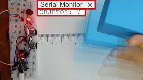 Ultrasonic Distance Sensor HC-SR04 With Arduino Proximity Sensor Object Counter