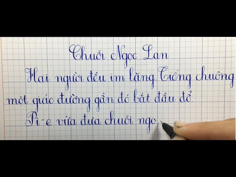 Video Mẫu chữ tiểu học | Luyện chữ đẹp | Chữ nét thẳng | bút... - youtube