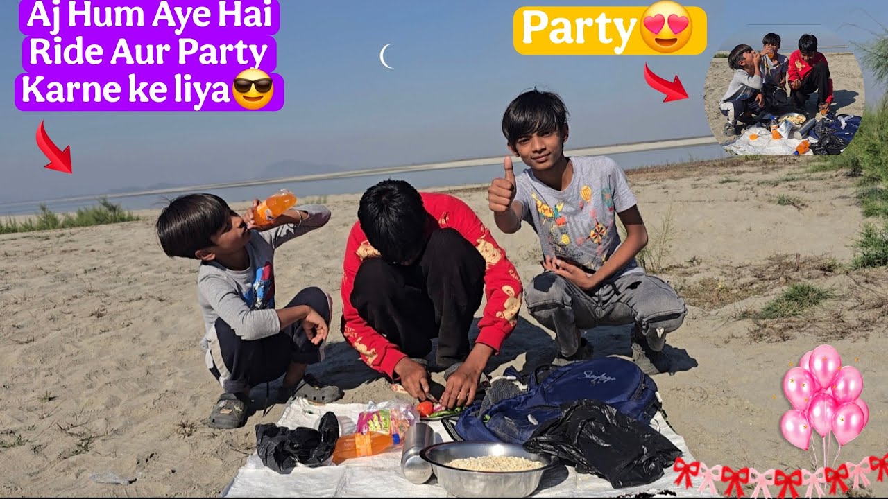 Cycle Ride Mein yeh Kya Ho Gaya😱? Aj Hum Aye Hai Party Karne Desert Mein😂 