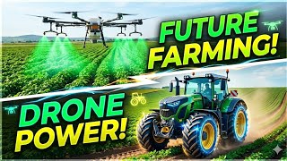 Modern Farming: Spraying Fertilizer with Drone! 🚁🌾 Real Tractor Driving - Video 2 - 5th May, 2026 screenshot 1