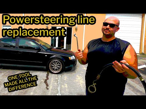 Audi A4 (B6) Power Steering Line Replacement - How To Do It