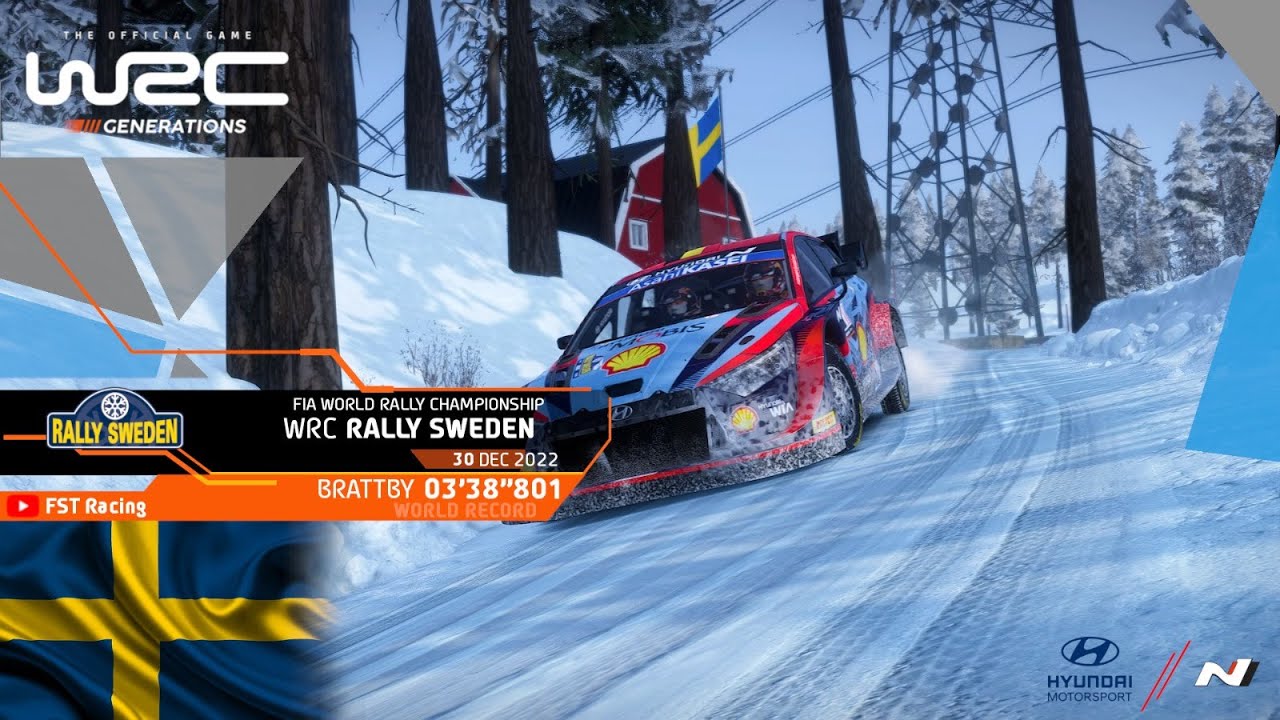 Sweden Brattby | 3.38.801 (World Record) | WRC Generations | FST Racing