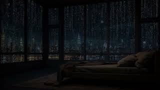 Rainy Night Bliss |Tranquil Rainfall for a Peaceful Slumber with Calming Rainstorm Sounds