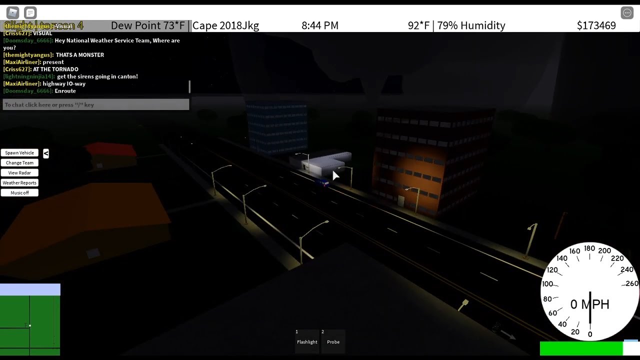 Nighttime Tornado Hits Canton! // Roblox Storm Chasers Reborn 6 // S2E7 ...