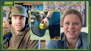 Roddick and Clijsters on PICKLEBALL bad for television GREAT Live?