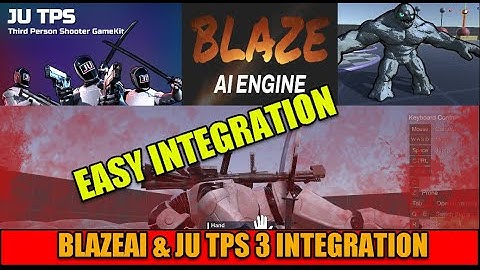 BLAZE AI & JUTPS Tutorial (INTEGRATION PACKAGE INCLUDED)