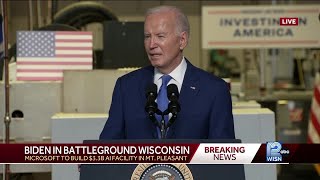 President Biden announces new AI facility in Mt. Pleasant