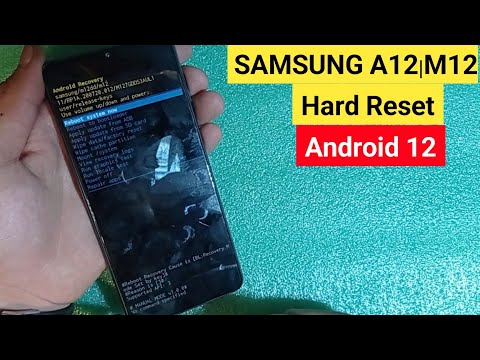 Samsung A12 Hard Reset || Pattern Unlock 2023