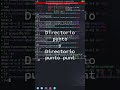 Linux 0 Agrio: Ruta absoluta, relativa y directorios punto y punto punto #terminal #linux