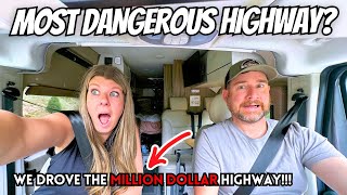 Driving America's Most Dangerous Highway in our VAN! | The Million Dollar Highway