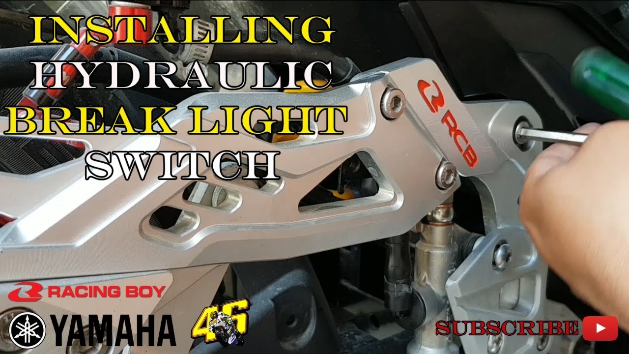 HOW TO INSTALL HYDRAULIC BRAKE LIGHT SW. ON MOTORCYCLE l EP. 29 YouTube