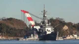 M150110A 海上自衛隊横須賀基地 護衛艦『むらさめ』出港