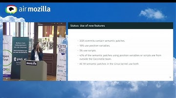 Kernel Recipes 2018 - Coccinelle: 10 Years of Automated Evolution in the Linux Kernel - Julia Lawall