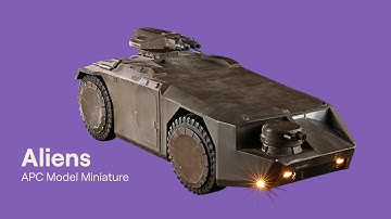 Aliens (1986) Original APC Model Miniature