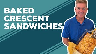 Love & Best Dishes: Baked Crescent Sandwiches Recipe | Game Day Food Ideas