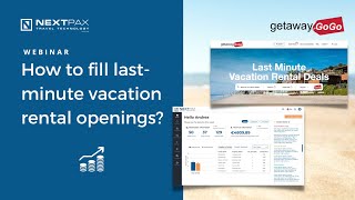 Webinar - How to fill last minute vacation rental openings?