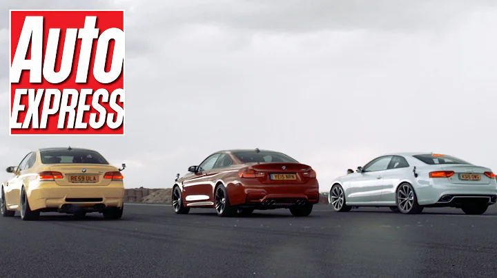 Audi RS5 vs BMW M4 & BMW E92 M3 drag race
