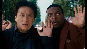 Chase scene. Jackie Chan and Chris Tucker in Rush Hour 3 (2007)