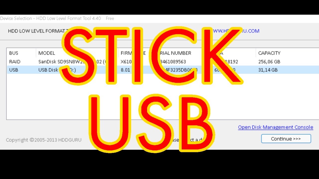Cum sa readuci la viata un stick USB/un HDD ce nu mai poate fi formatat