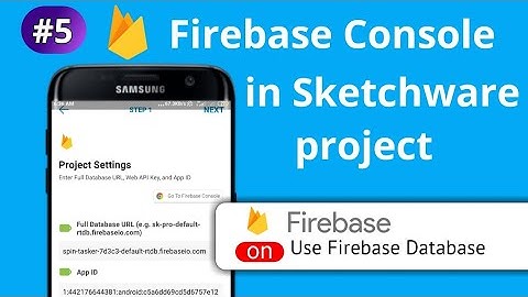 #5 Connect Firebase to Sketchware Projects, how to create project on firebase,sketchware firebase
