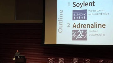 Michael Bernstein: Crowd-powered systems