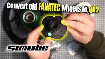 SIMUBE QR1 to QR2 Conversion Adaptor for old FANATEC wheels [REVIEW]